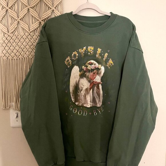 Boys Lie Green Crew Neck - Picture 1 of 2